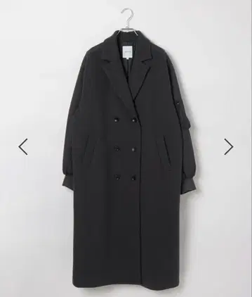 렙심 LEPSIM 도킹 롱 코트 블랙 이번 시즌