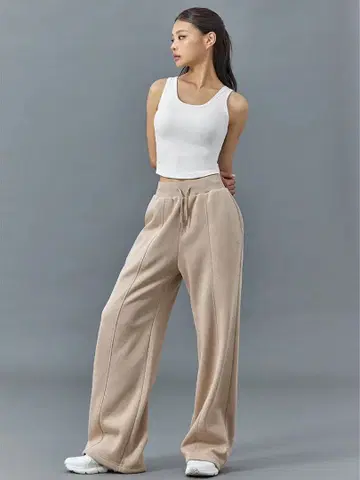 XEXYMIX 웜 소프트 오버핏 와이드 팬츠