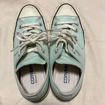 CONVERSE REACT 민트 그린 스니커즈 5.5