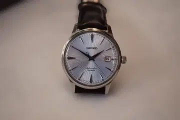 SEIKO 자동 와인딩 손목시계 실버 프레시지