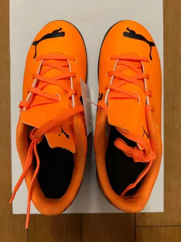 PUMA 축구 트레이닝 슈즈 오렌지 20cm