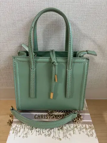 ZARA 자라 숄더백 핸드백 미니 시티백 민트 그린