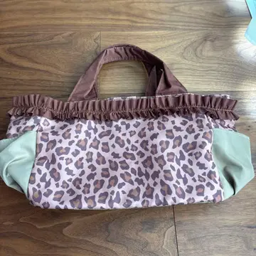 아비스테 레오파드 무늬 토트백