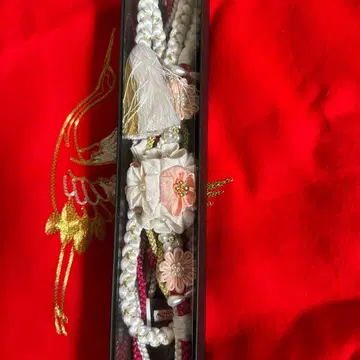 성인식 럭셔리 꽃 장식 태슬 포함 허리띠