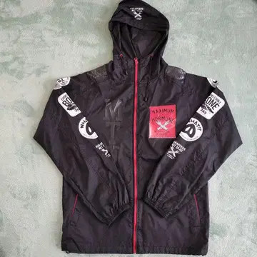 MAXIMUM THE HORMONE 후드 부착 나일론 자켓