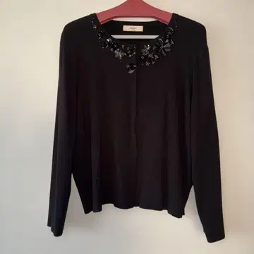 새상품급 마리메르 에프데 19호 사이즈 꽃 비쥬 가디건