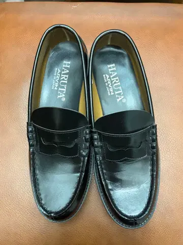 HARUTA 블랙 로퍼 26.5cm