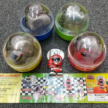 격주전대 카레인저 굿즈 [BANDAI:가샤폰] 4종 세트