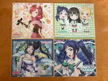 러브 라이브 니시키노 마키 마츠우라 카난 우라노호시 여학원 3학년 색지