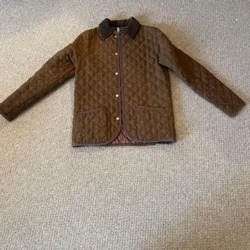 매킨토시 브라운 퀼팅 자켓