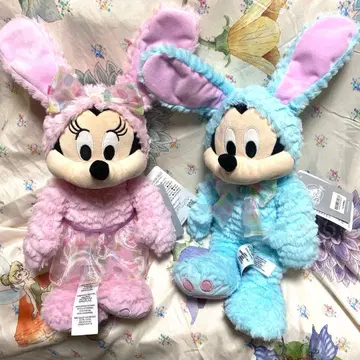 미키 미니 봉제 인형 부활절 2022 디즈니 스토어 토끼