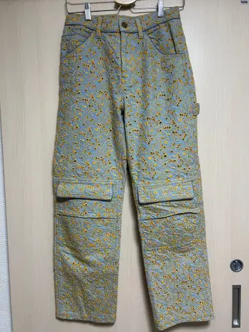 X-girl 팬츠 자수 올 패턴