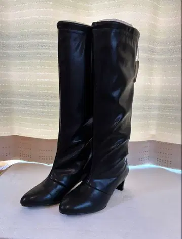 nouer 블랙 롱 부츠 36 23.0cm