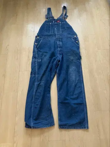 Dickies 데님 오버롤