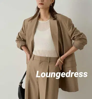 [택 포함 새상품] Loungedress 라운지 드레스 TR 자켓 베이지