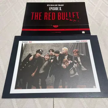 BTS THE RED BULLET 미니 포스터 1장