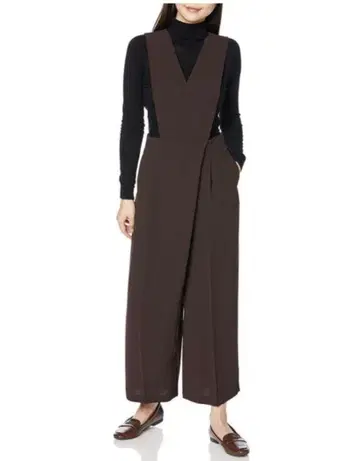 새상품! 미라 오웬 크로스 디테일 살로펫 팬츠 0 브라운