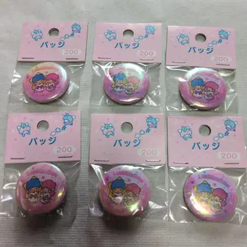 미개봉 하자품 리틀트윈스타 배지 6개 세트 레어 1999