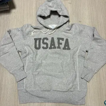 단색 택 Champion Reverse Weave USAFA 후드티 M