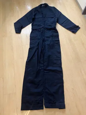 내화성 코튼 네이비 오버롤 2L