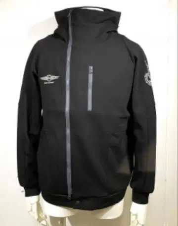 [ 미사용 새상품 ] MC웍스 더블 브레스트 후드티 L 사이즈 블랙