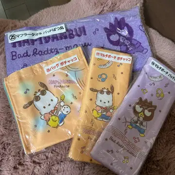 포차코 배드마츠마루 파우치 타월 세트