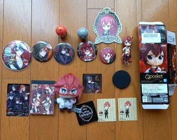 리들 로즈하트 Qposket 피규어와 캔뱃지 등 일괄 세트