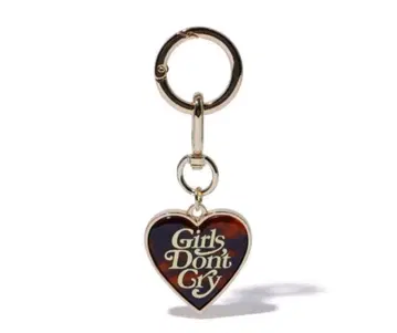 GIRLS DON'T CRY TORTOISESHELL KEYRING