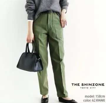 THE SHINZONE*베이커 팬츠*카키*36