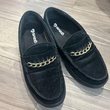 Gravis 블랙 스웨이드 로퍼