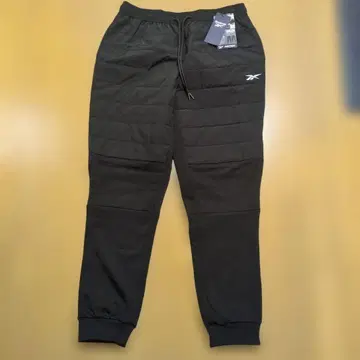 리복 블랙 플리스 롱 팬츠 LL 사이즈