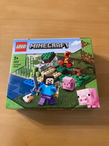 새상품 레고 LEGO Minecraft 21177 크리퍼와의 대결