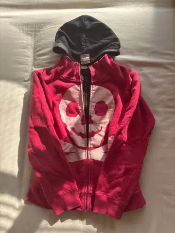 y2k 그런지 헤이세이 해골 후드티