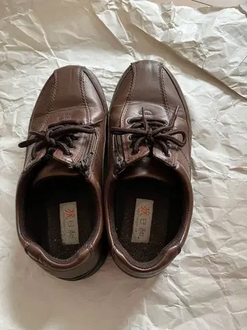 브라운 남성용 신발 25cm