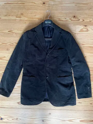 폴스미스 블랙 코튼 블레이저