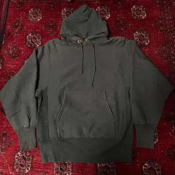 80s 챔피온 리버스 위브 후드티 완전 무눈 그린 S표기