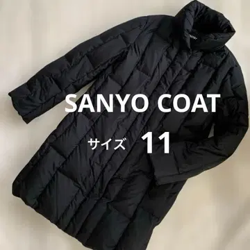 SANYO COAT 블랙 다운 자켓