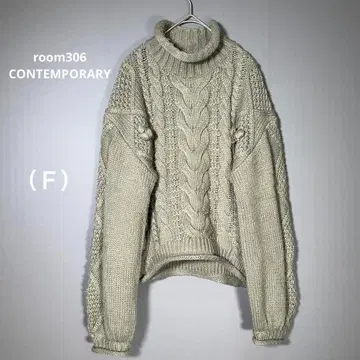 [ room306 ] 룸306 컨템포러리 ( F ) 케이블 니트 후와리