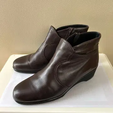 새상품급 긴자 요시노야 숏부츠 짙은 갈색 24cm