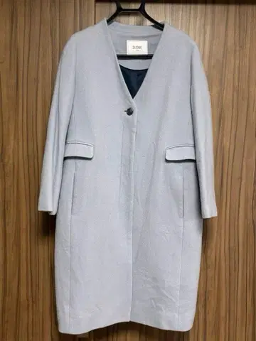 [ SLOBE IENA ] V넥 노카라 코트