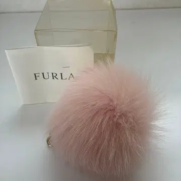 FURLA 살몬 핑크 퍼 참
