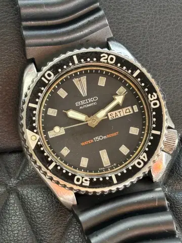 세이코 다이버즈 63계 자동 와인딩 automatic