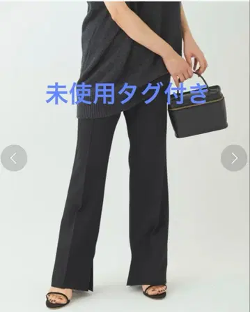 [ 미사용 택 포함 ] plage 소모 사이드 슬릿 팬츠 34