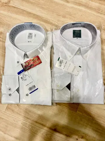 BRICK HOUSE 화이트 와이셔츠 2장 세트 LL86