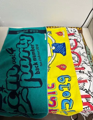 back number 투어 타월 4개 세트