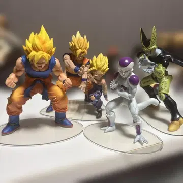 드래곤볼 피규어 5체 세트