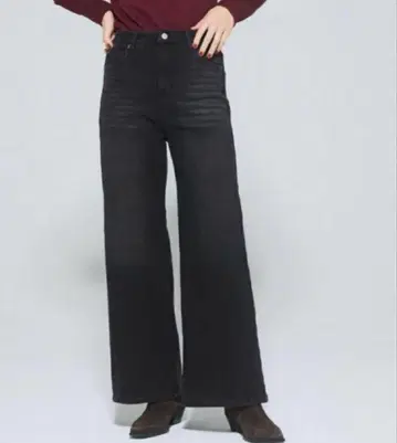 coca 속기모 와이드 데님 블랙 미사용 새상품 XL