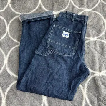 리 다크 블루 스트레이트 청바지