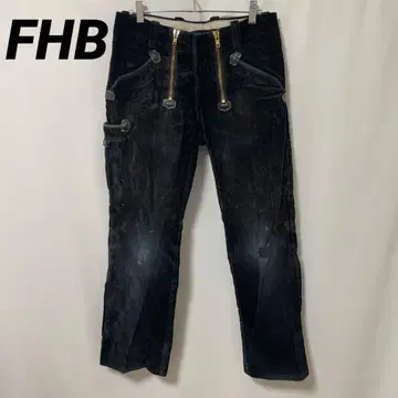 B-1141 FHB 유로 구제 의류 저먼 로거 팬츠 코듀로이