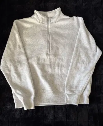 Champion 하프 지퍼 맨투맨 L